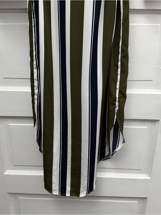 Forever 21 Striped Belted Shirt Dress Midi Small - Picture 7 of 12